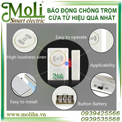 BÁO ĐỘNG GẮN CỬA CẢM ỨNG TỪ  