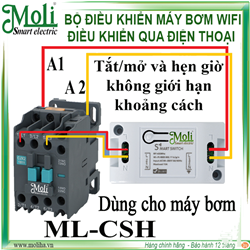 BỘ ĐIỀU KHIỂN MÁY BƠM WIFI MOLI