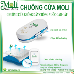 CHUÔNG BÁO KHÁCH CHỐNG NƯỚC KHÔNG DÂY