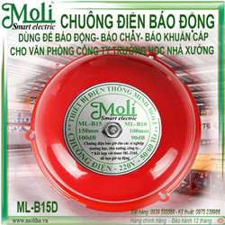 CHUÔNG ĐIỆN BÁO ĐỘNG B15D