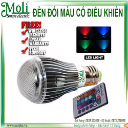 Đèn LED đổi màu có điều khiển từ xa ML-RGB9