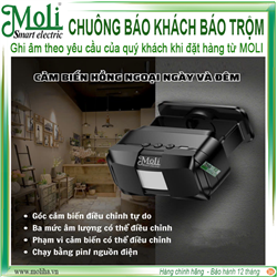 BÁO KHÁCH HỒNG NGOẠI GHI ÂM 