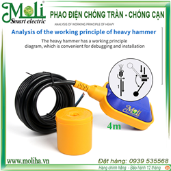 PHAO ĐIỆN CHỐNG TRÀN 4M MOLI 