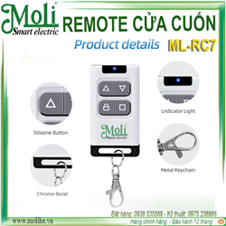 REMOTE CỬA CUỐN  MOLI