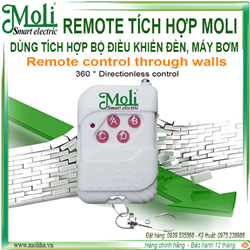 REMOTE HỌC LỆNH ĐIỀU KHIỂN TỪ XA 4 NÚT 